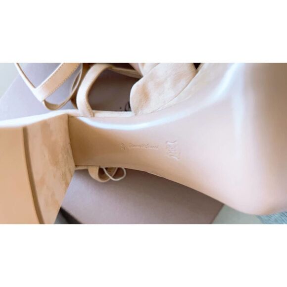 GIANVITO ROSSI 110 twisted suede platform sandals 42 - Picture 10 of 13